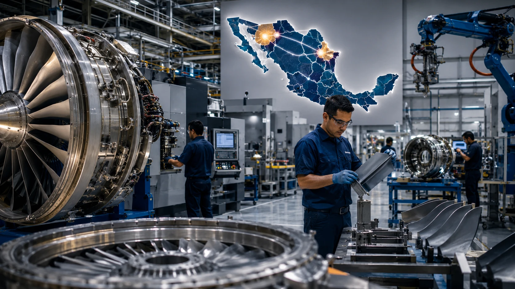 Refuerza GE Aerospace manufactura en México