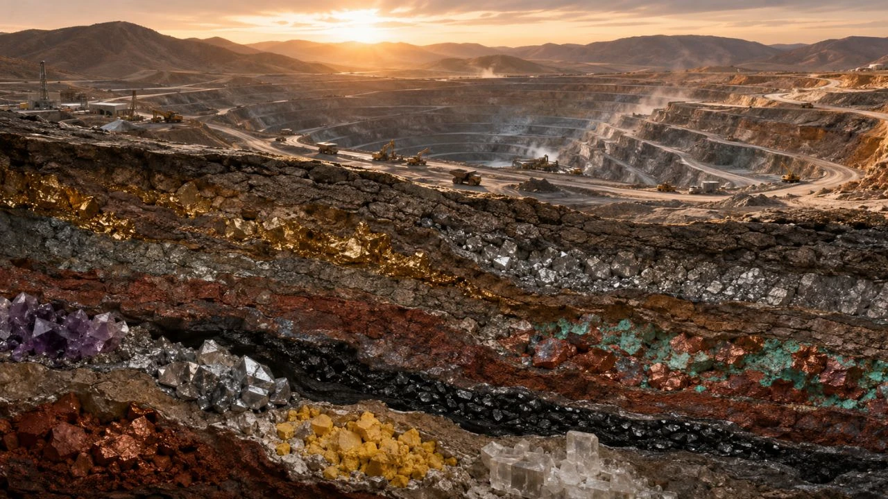 Producción minerometalúrgica cae 3.3% anual