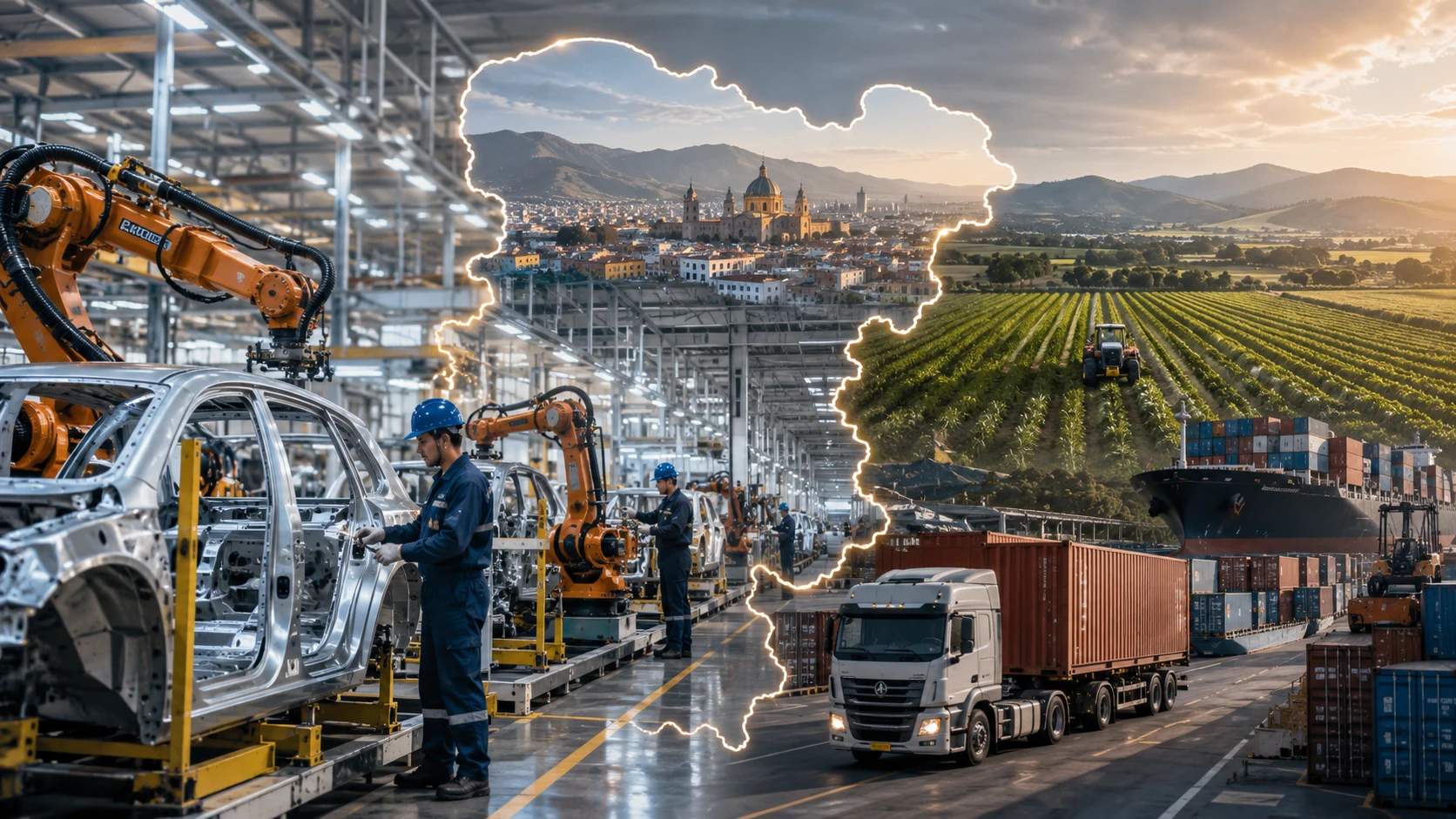 Guanajuato crece, pero la industria retrocede